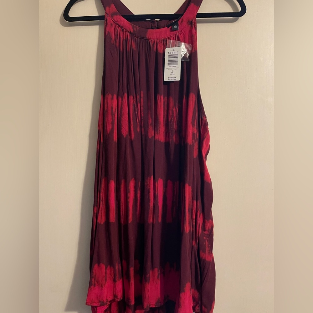 Torrid red tank top size 1